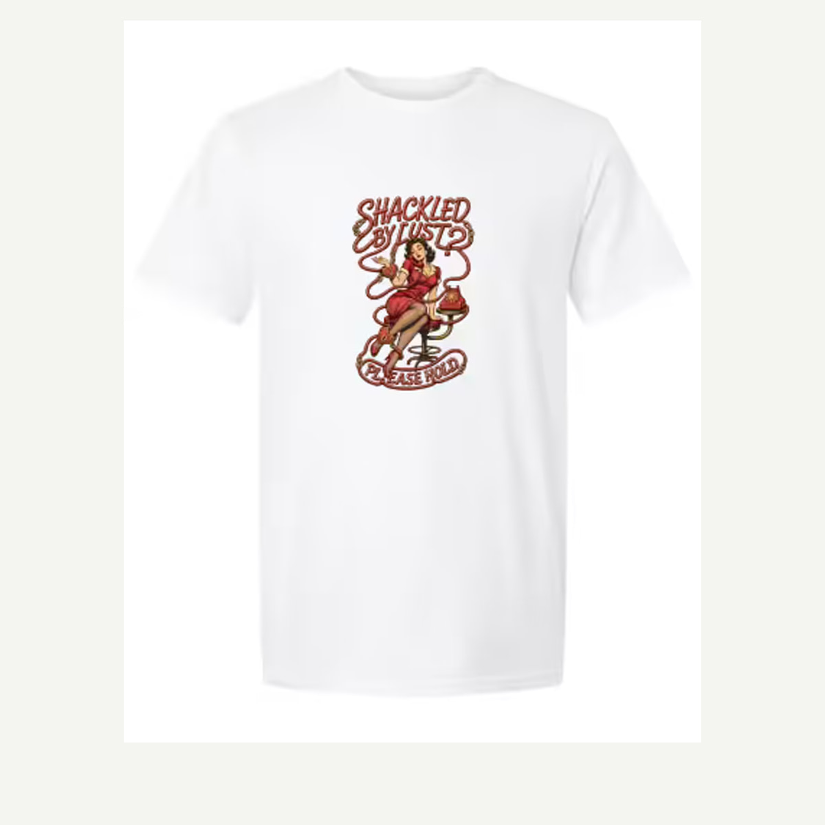 Digital garment preview of Shackled by Lust? Please Hold. representing After Hours Collection