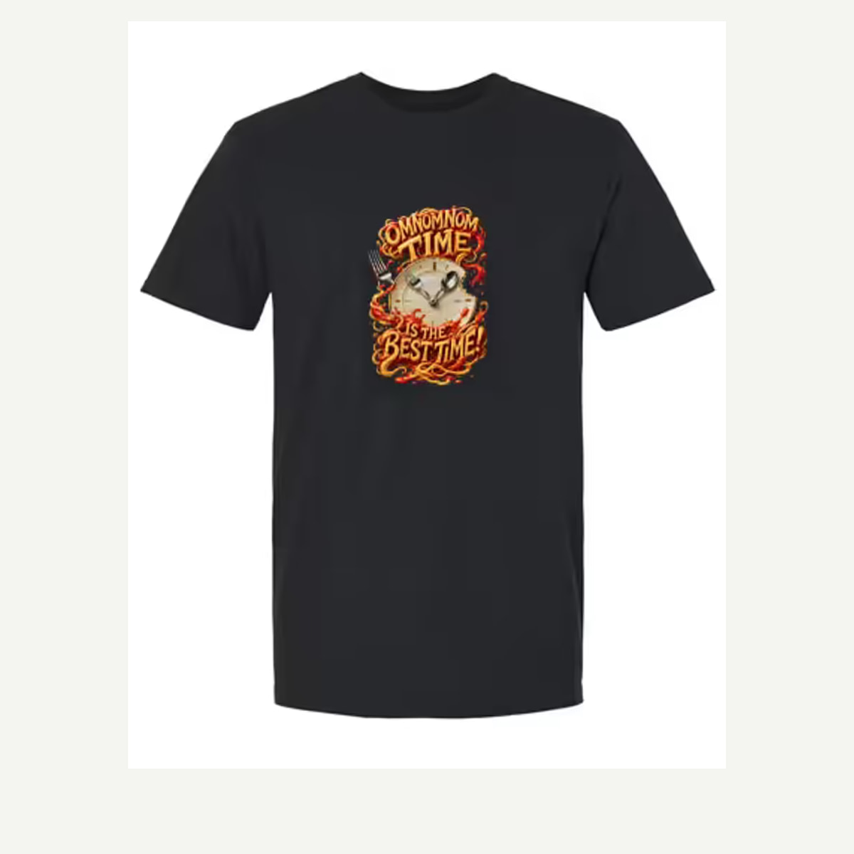 Digital garment preview of OMNOMNOM Time representing Foodies