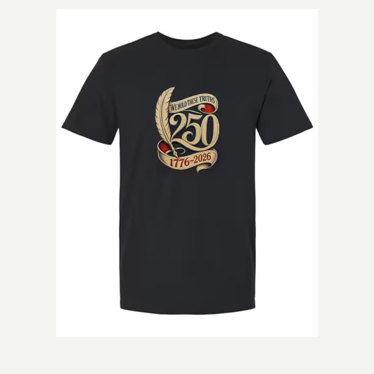 Digital garment preview of The First Stroke representing America 250 / Independence