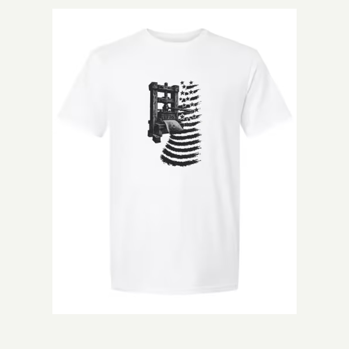 Digital garment preview of The Broadside representing Distressed Americana
