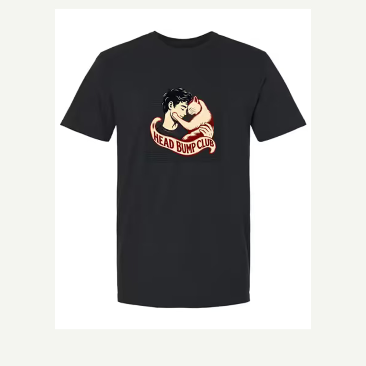 Digital garment preview of Head Bump Club representing Cat Lovers / Maker Marks