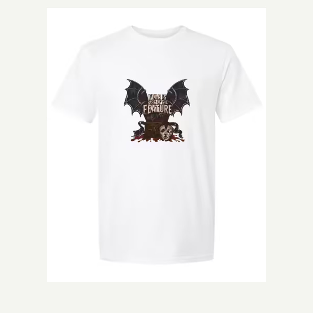 Digital garment preview of Fear Is Part of the Feature representing Horror & Cinema